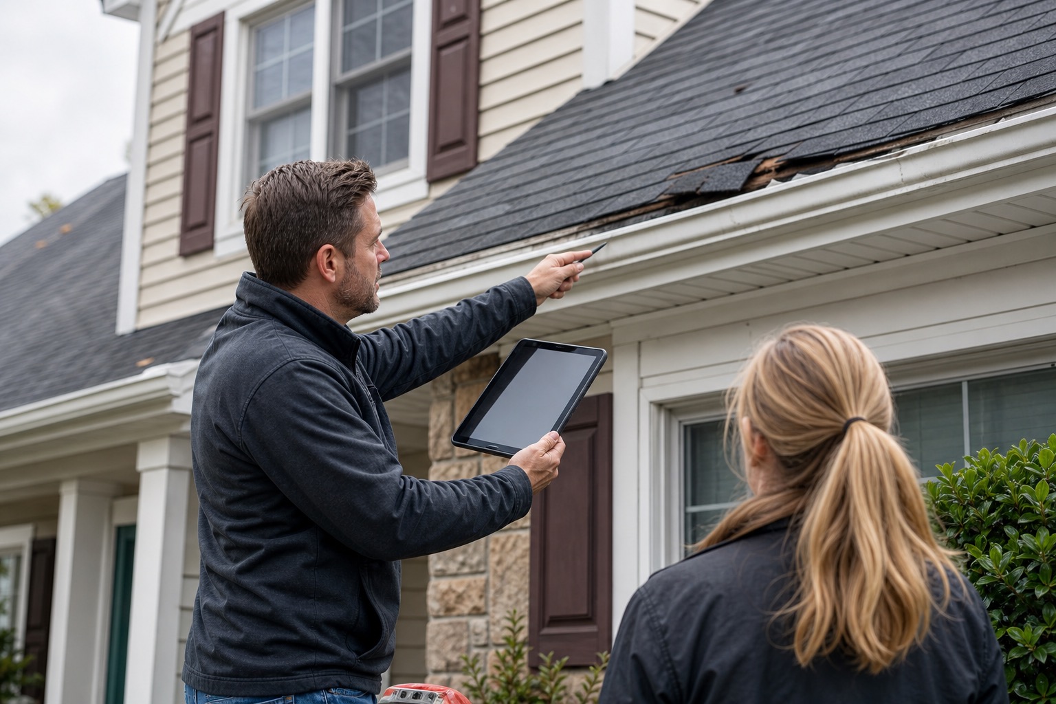 Real restoration documentation conditions for an insurance claim in Nanuet, NY